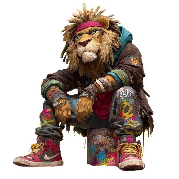 Stylish Urban Lion Vinyl Car Decal Sticker – Waterproof & UV-Resistant 3.4133333333333336"