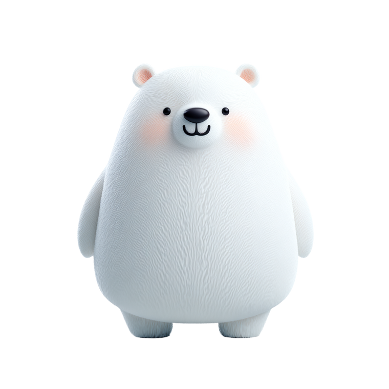 Cute Polar Bear V10 Vinyl Car Decal Sticker – Waterproof & UV-Resistant 3.4133333333333336"