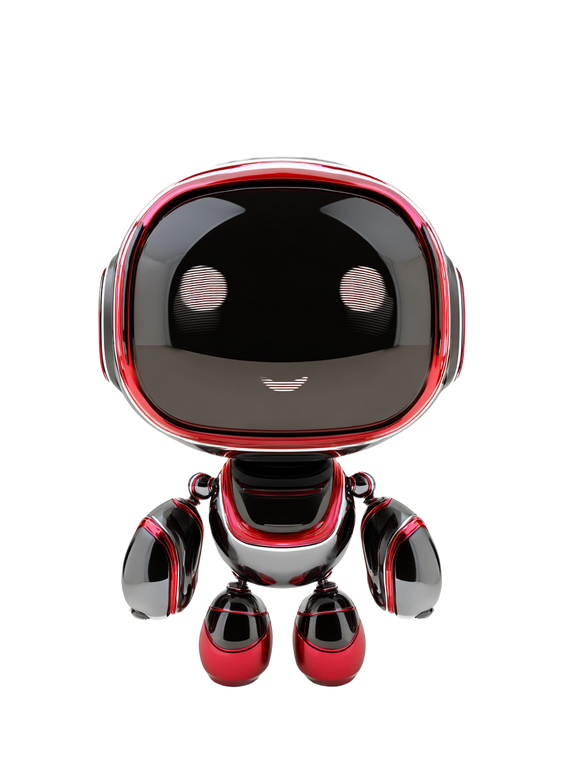 Cartoon Robot Character V2 Vinyl Car Decal Sticker – Waterproof & UV-Resistant 8.213333333333333"