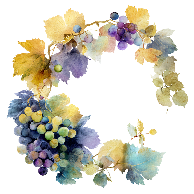 Watercolor Fruit Circle V2 Vinyl Car Decal Sticker – Waterproof & UV-Resistant 6.826666666666667"