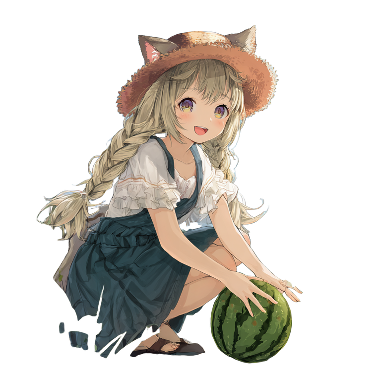 Cat-Eared Girl V9 Vinyl Car Decal Sticker – Waterproof & UV-Resistant 3.4133333333333336"