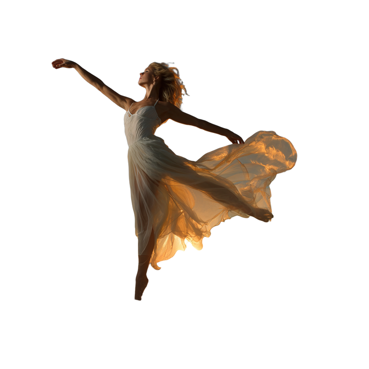 Ballet Dancer Sunset V2 Vinyl Car Decal Sticker – Waterproof & UV-Resistant 3.4133333333333336"