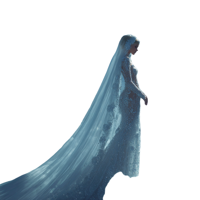 Heavenly Model Catwalk Vinyl Car Decal Sticker – Waterproof & UV-Resistant 3.4133333333333336"