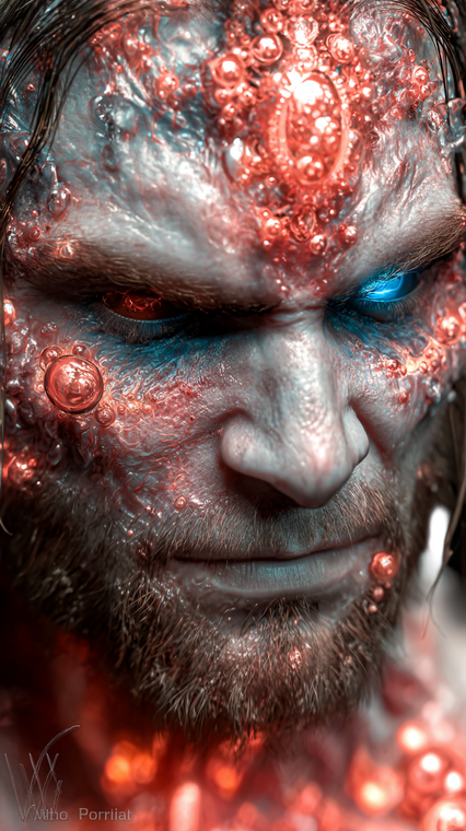 Fantasy Barbarian Man Vinyl Car Decal Sticker – Waterproof & UV-Resistant 9.706666666666667"