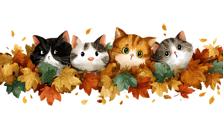 Whimsical Kittens Playing V2 Vinyl Car Decal Sticker – Waterproof & UV-Resistant 5.4