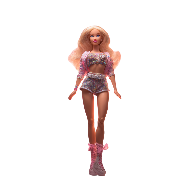 Barbie With Light Vinyl Car Decal Sticker – Waterproof & UV-Resistant 3.4133333333333336"