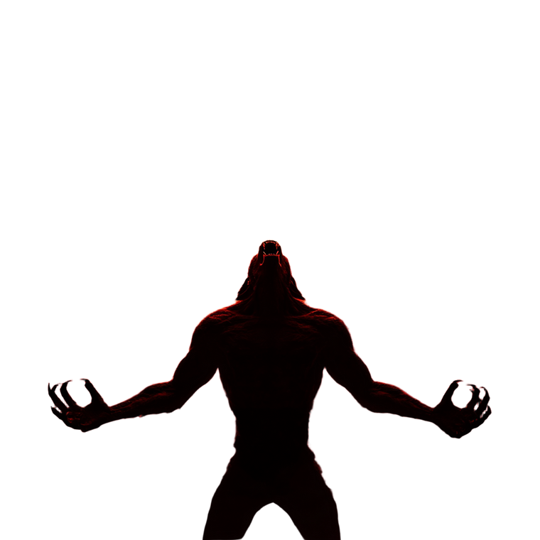 Howling Werewolf Silhouette V3 Vinyl Car Decal Sticker – Waterproof & UV-Resistant 6.826666666666667"