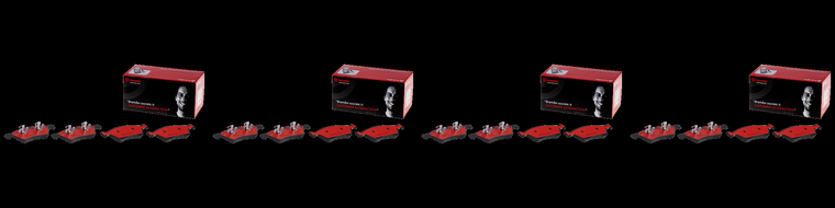 4x Enhance Your Braking Performance with Brembo Ceramic Brake Pads | Set of 4