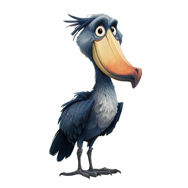 Disney Shoebill Stork Vinyl Car Decal Sticker – Waterproof & UV-Resistant 3.4133333333333336"