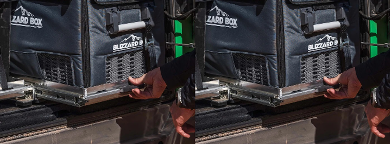 2x Enhance Your Jeep Wrangler JK with Blizzard Box Refrigerator Slide Tray | Direct Fit, Up To 35lb Capacity