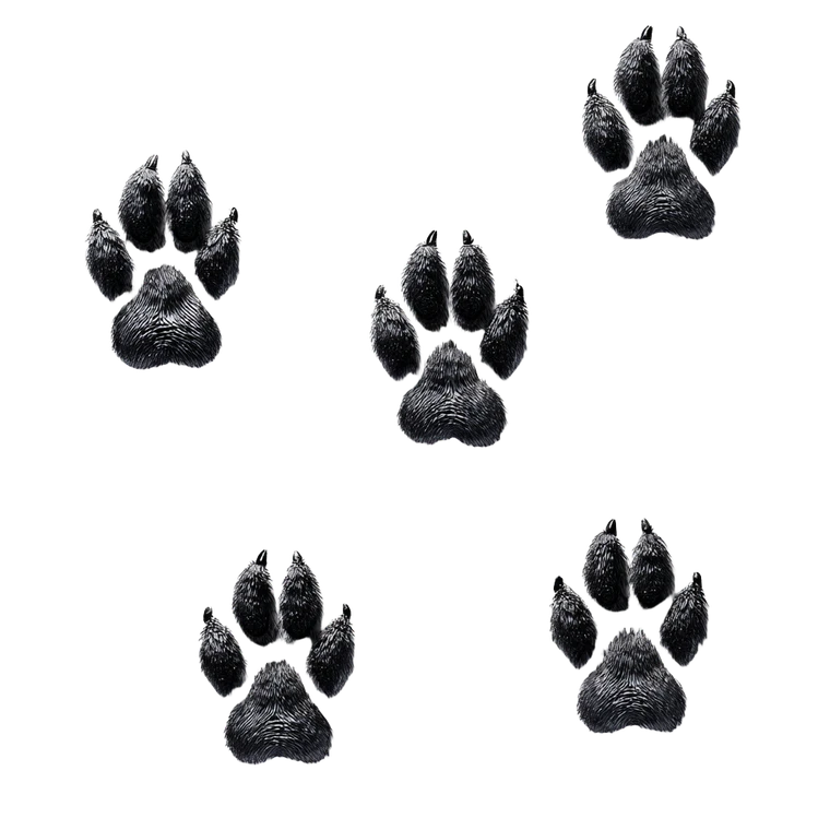 Greyhound Paw Prints Vinyl Car Decal Sticker – Waterproof & UV-Resistant 6.826666666666667"