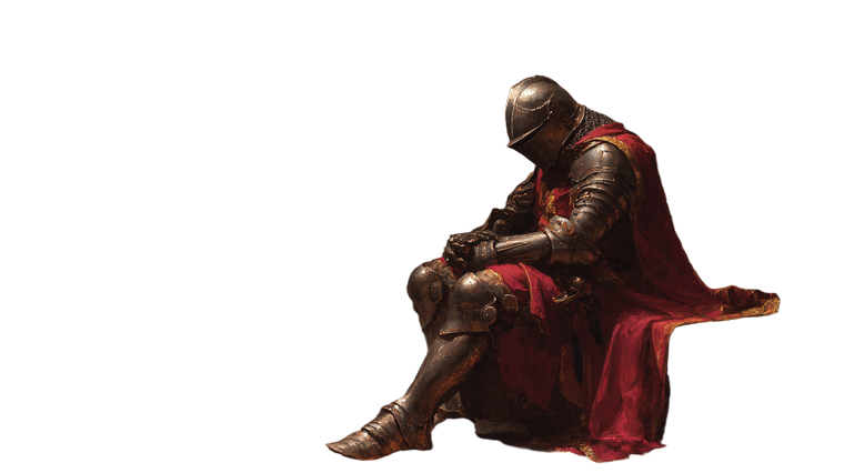 Knight In Armor V44 Vinyl Car Decal Sticker – Waterproof & UV-Resistant 2.72"