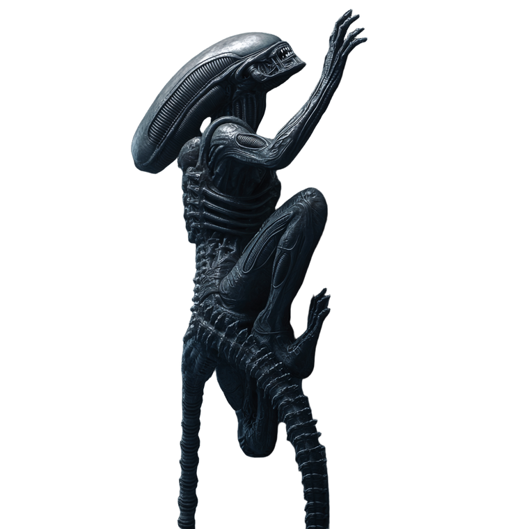 Xenomorph Climbing Wall Vinyl Car Decal Sticker – Waterproof & UV-Resistant 6.826666666666667"