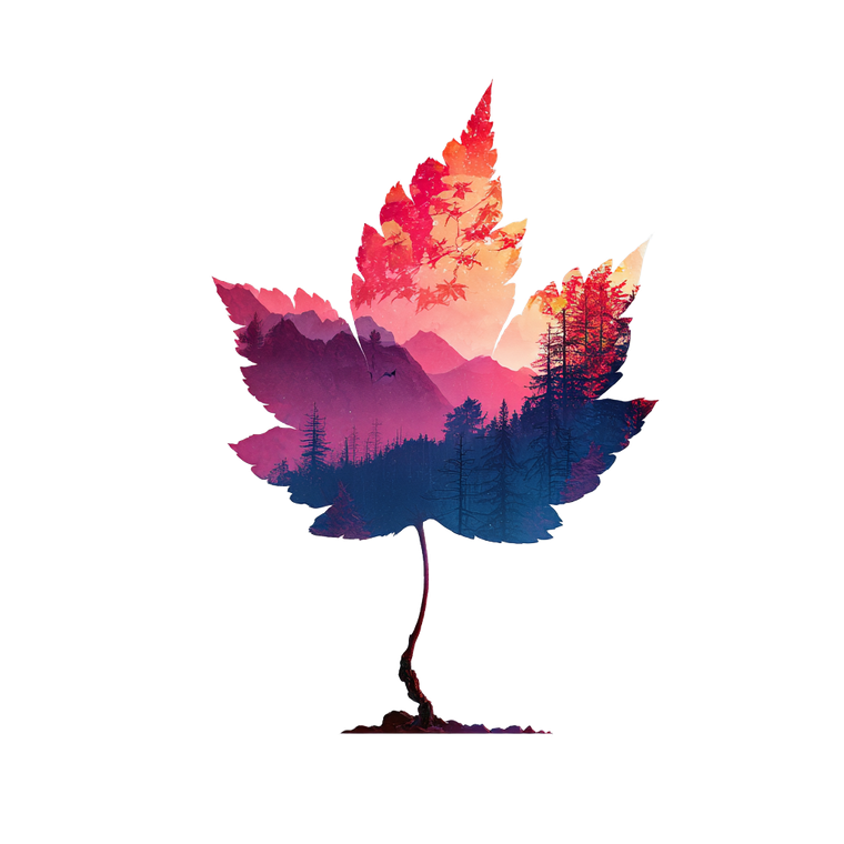 Maple Leaf Logo Vinyl Car Decal Sticker – Waterproof & UV-Resistant 6.826666666666667"