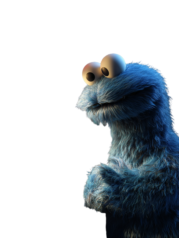Cookie Monster'S Temptation Vinyl Car Decal Sticker – Waterproof & UV-Resistant 4.1066666666666665"