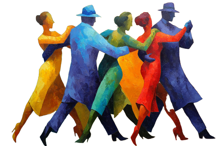 Argentinian Tango Dancers Vinyl Car Decal Sticker – Waterproof & UV-Resistant 2.986666666666667"