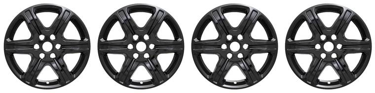 4x Upgrade your GMC Acadia Wheels with IMPOSTOR  6 Spoke Wheel Skins | Gloss Black Finish