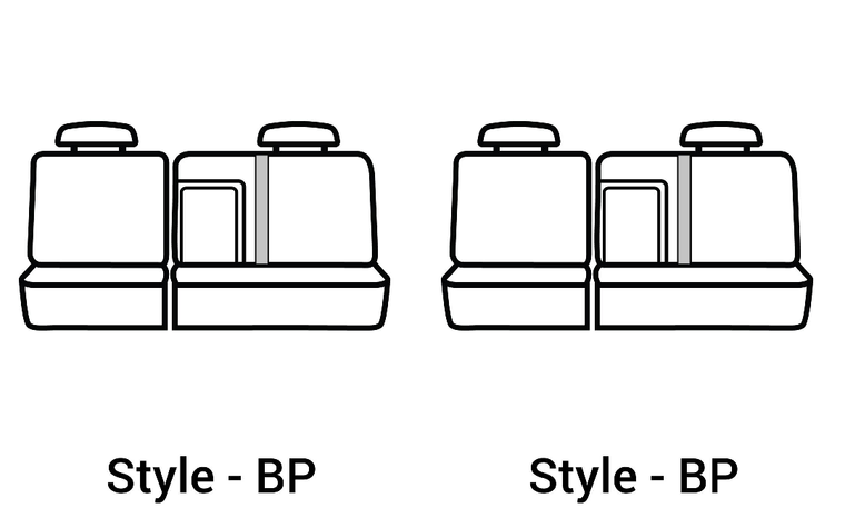 2x 2021-2023 GMC Terrain Seat Cover | Custom Fit, Machine Washable, Protects Seats, Easy to Install