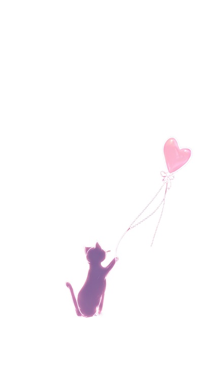 Neon Kitten Balloon Vinyl Car Decal Sticker – Waterproof & UV-Resistant 4.8533333333333335"