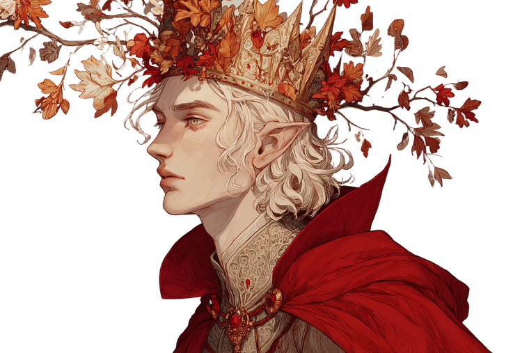 Elf Prince Portrait V4 Vinyl Car Decal Sticker – Waterproof & UV-Resistant 2.986666666666667"