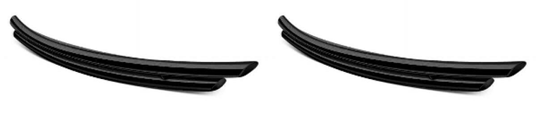 2x Heavy Duty Rear Bumper Guard | Black Steel | Fits Acura MDX 07-13