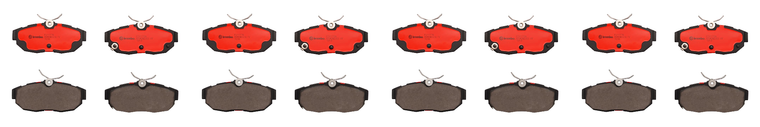 4x Brembo Ceramic Brake Pads | Set Of 4 | 2011-2014 Ford Mustang | Low Dust, Premium Quality