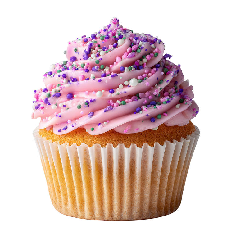 Unicorn Sprinkles Cupcake Vinyl Car Decal Sticker – Waterproof & UV-Resistant 6.826666666666667"