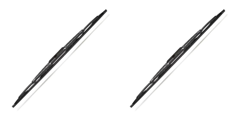 2x Ultimate Rain Repellency | 26'' All Season Silicone Wiper Blade | Compatible with Most Hook and Pin Styles | Limited 1-Year Warranty