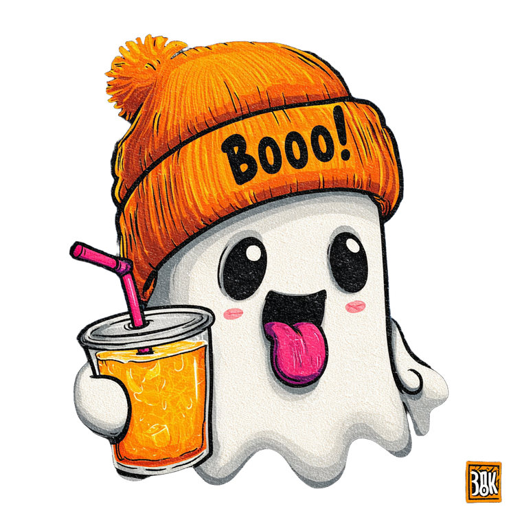 Cute Halloween Ghost V41 Vinyl Car Decal Sticker – Waterproof & UV-Resistant 3.4133333333333336"