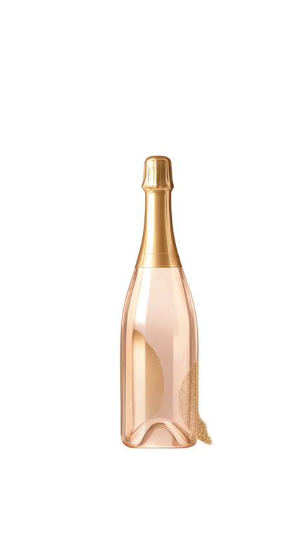 Champagne Bubbles Invitation Vinyl Car Decal Sticker – Waterproof & UV-Resistant 9.706666666666667"