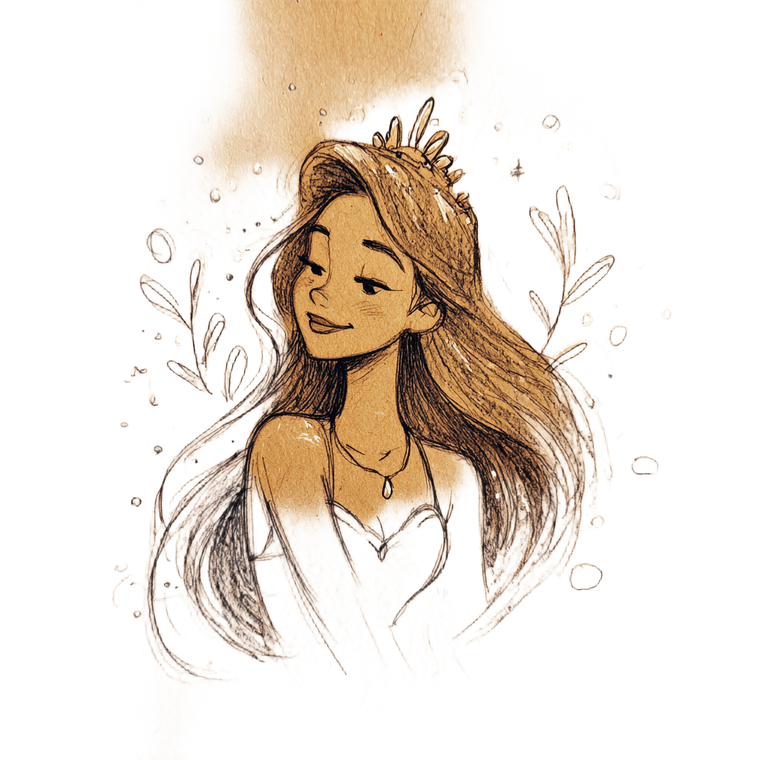 Diverse Mermaid Princesses Vinyl Car Decal Sticker – Waterproof & UV-Resistant 3.4133333333333336"