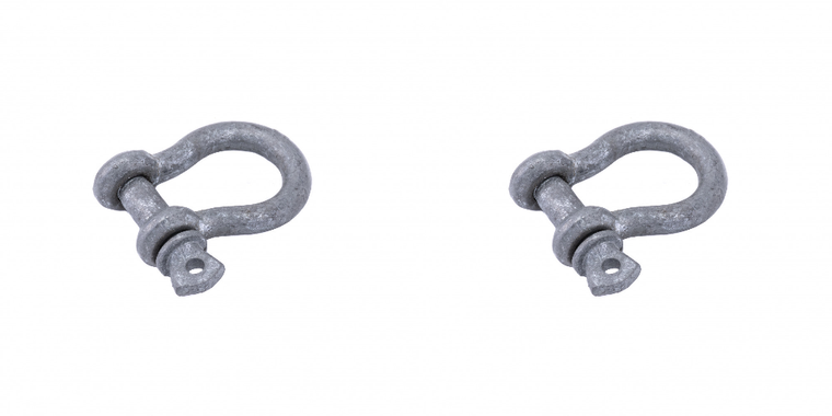 2x Marine Series Boat Anchor Shackle | Galvanized Steel | Forged Construction | Whitecap Quality | Lifetime Warranty