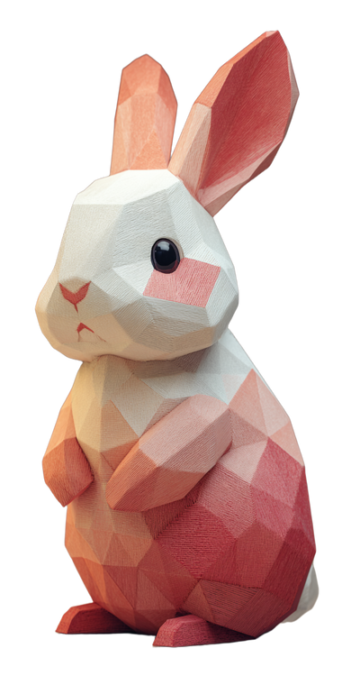 Easter Bunny V14 Vinyl Car Decal Sticker – Waterproof & UV-Resistant 5.12"