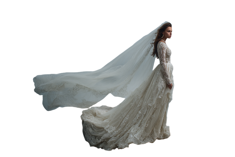 Bridal Cliff Scene Vinyl Car Decal Sticker – Waterproof & UV-Resistant 5.97333333333333
