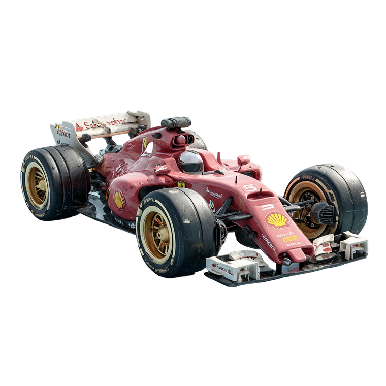 Chibi F1 Car Vinyl Car Decal Sticker – Waterproof & UV-Resistant 3.4133333333333336"