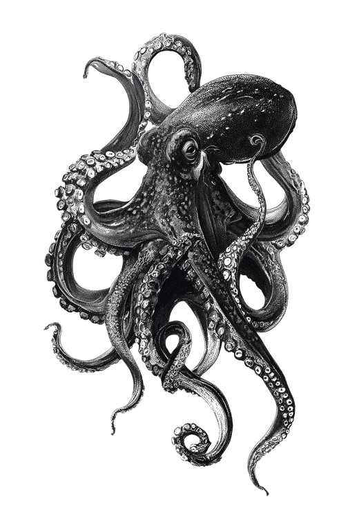 Octopus Tentacle Tattoo Vinyl Car Decal Sticker – Waterproof & UV-Resistant 4.4