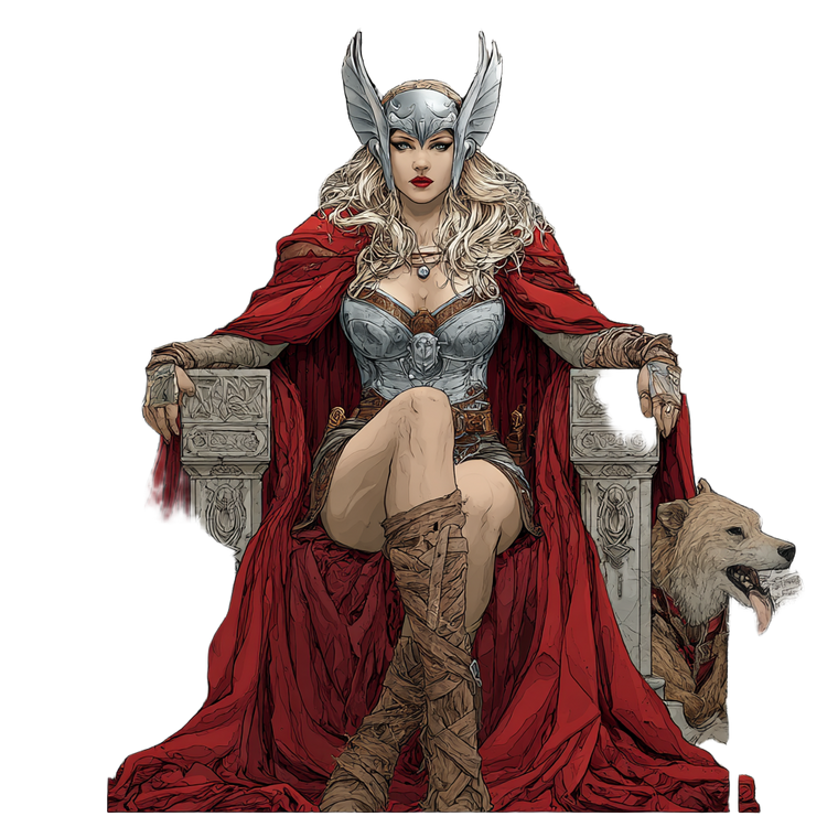 Enchantress On Throne Vinyl Car Decal Sticker – Waterproof & UV-Resistant 6.826666666666667"