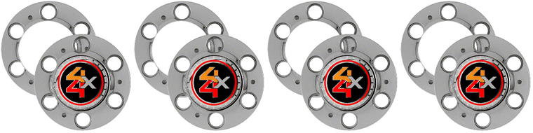 4x Upgrade your wheels with Chrome Plated Center Caps | Set of 4 | Perfect fit for 998, 1097, 1228 Series | ABS Plastic