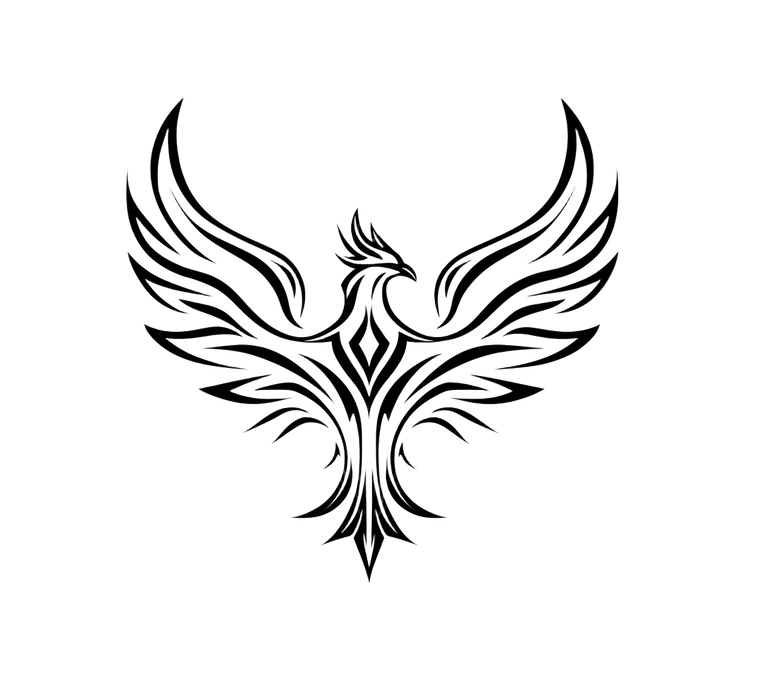 Phoenix Rising Logo V5 Vinyl Car Decal Sticker – Waterproof & UV-Resistant 6.826666666666667"