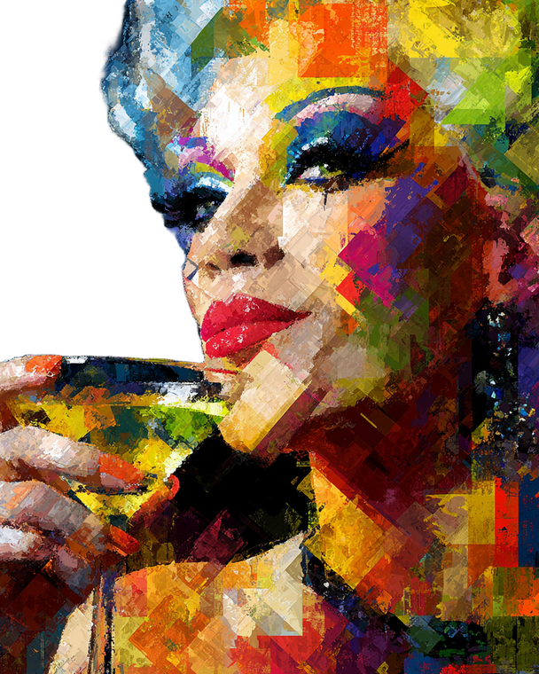 Drag Queen Martini Vinyl Car Decal Sticker – Waterproof & UV-Resistant 8.0"