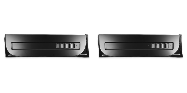 2x Supreme Fitment Steel Door Panel | Black EDP Coated, Quality Stamped, Superior Strength