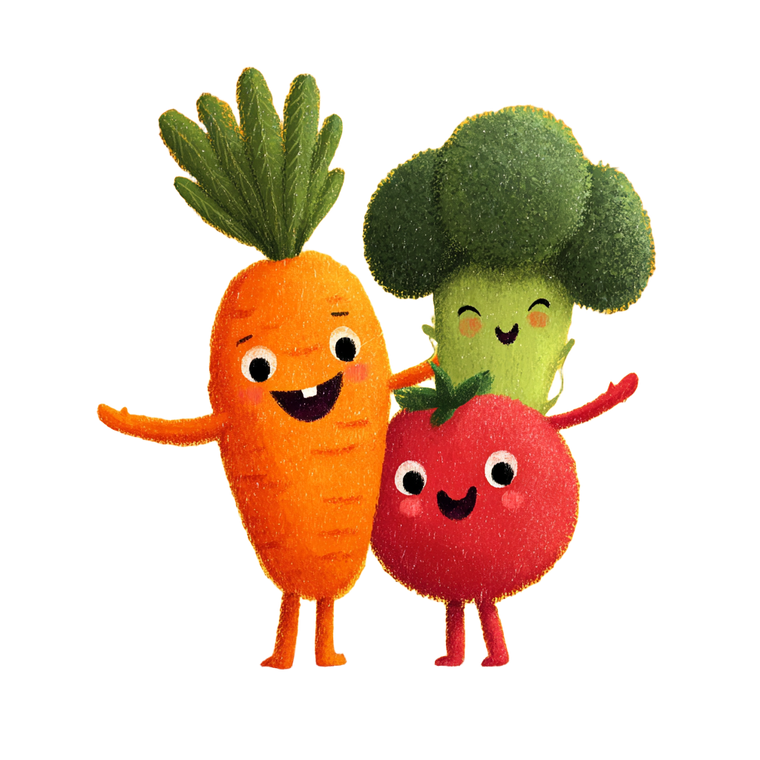 Singing Vegetables Vinyl Car Decal Sticker – Waterproof & UV-Resistant 6.826666666666667"