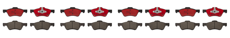 4x Ultimate Brembo Ceramic Brake Pads Set Of 4 | Specific Fitment 2008-2011 Mercury Mariner