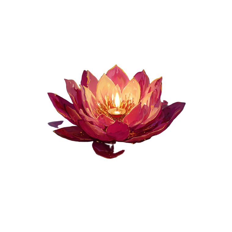 Diwali Lotus Flower Vinyl Car Decal Sticker – Waterproof & UV-Resistant 6.826666666666667"