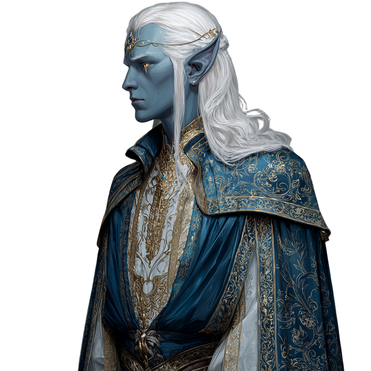 Fantasy Elf Male Vinyl Car Decal Sticker – Waterproof & UV-Resistant 3.4133333333333336"