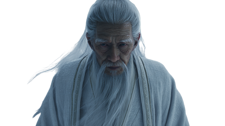 Wise Hanfu Scholar Vinyl Car Decal Sticker – Waterproof & UV-Resistant 2.72"