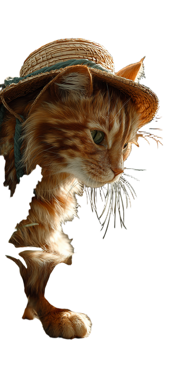 Gardening Ginger Cat Vinyl Car Decal Sticker – Waterproof & UV-Resistant 10.2