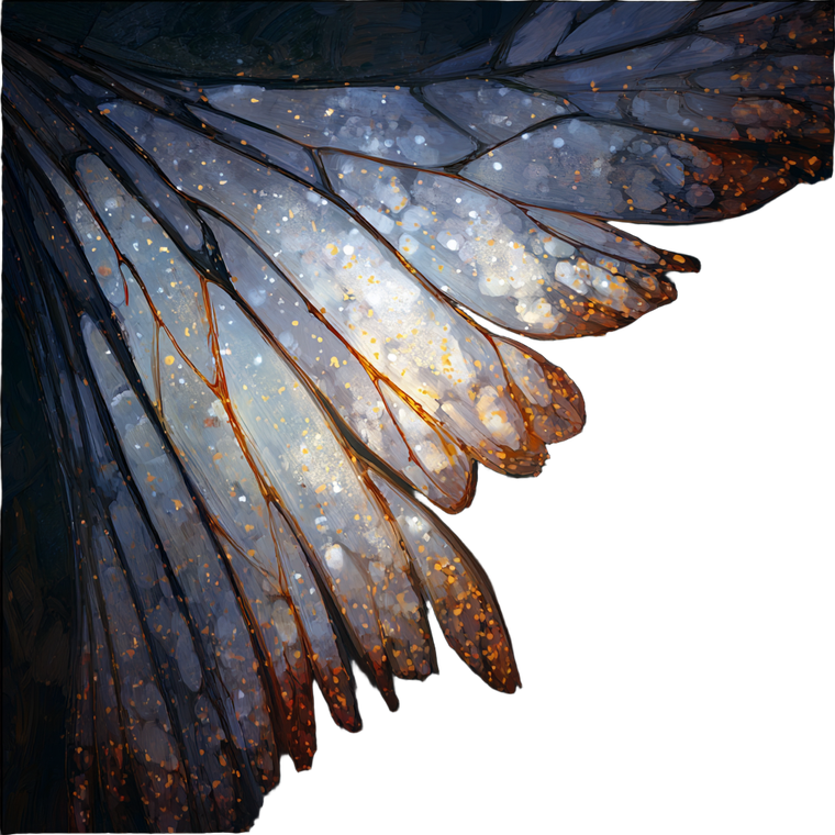 Fairy Wing Texture V2 Vinyl Car Decal Sticker – Waterproof & UV-Resistant 3.4133333333333336"