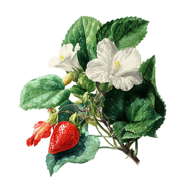 Botanical Watercolor Elements Vinyl Car Decal Sticker – Waterproof & UV-Resistant 6.826666666666667"