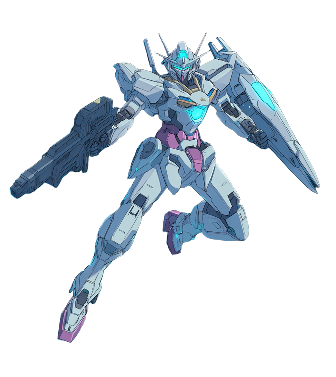 Gundam Aerial Illustration Vinyl Car Decal Sticker – Waterproof & UV-Resistant 3.8